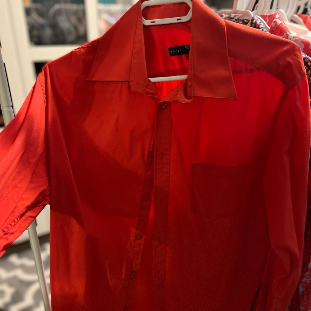 Horst stretch Dress Shirt. Size 16 neck. Worn once. Like new.